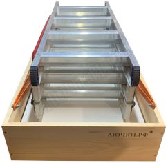 Чердачная лестница LRF Termo Extrem Alum 84 мм 700*1200*2800 Чердачная лестница LRF Termo Extrem Alum 84 мм 700*1200*2800