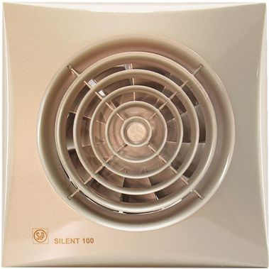 Вытяжной вентилятор Soler & Palau SILENT-100 CZ CHAMPAGNE осевой Вытяжной вентилятор Soler & Palau SILENT-100 CZ CHAMPAGNE осевой